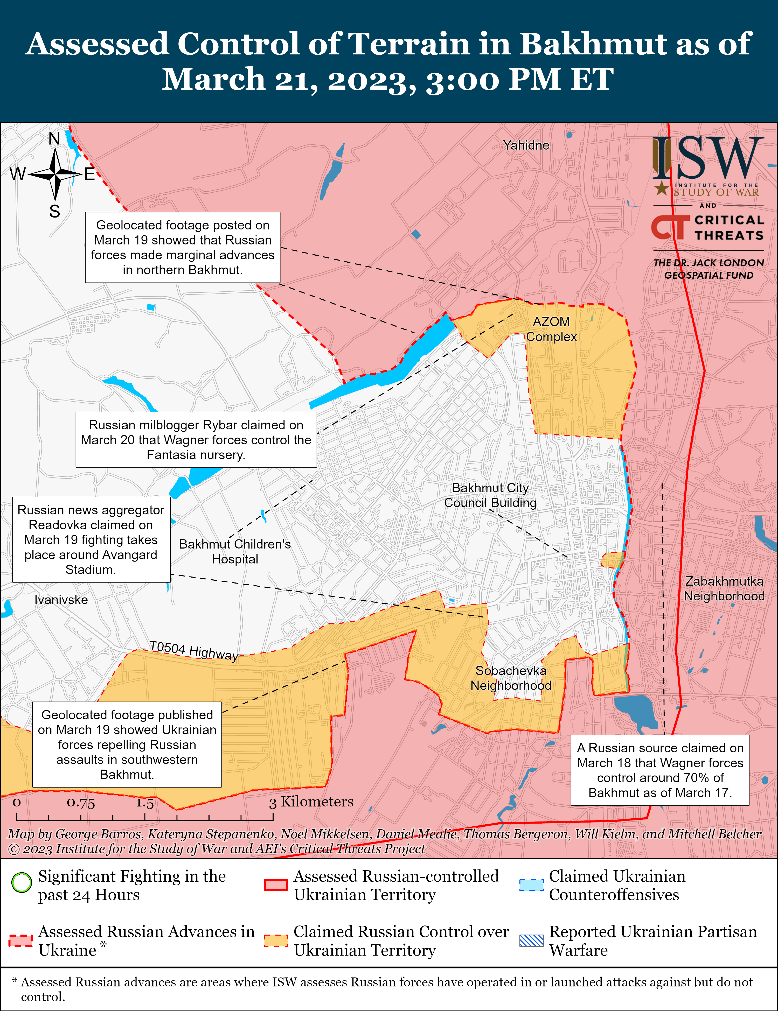 Спроба наступу на Авдіївку призвела до великих втрат окупантів: карти боїв ISW